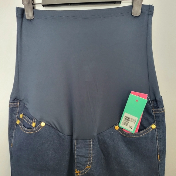 Maternity Full Panel Straight Leg Jeans - Picture 8 of 13